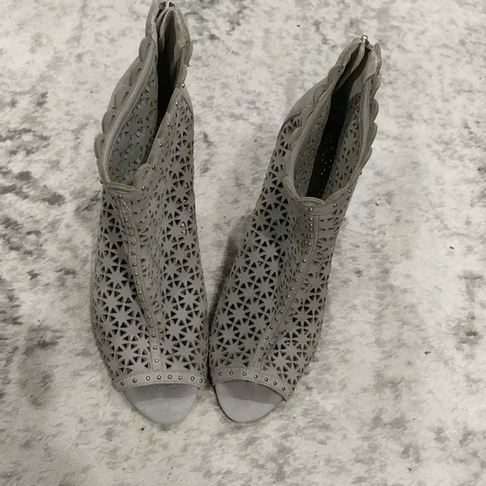 Marc Fisher Open Toe Heeled Bootie - Picture 5 of 9